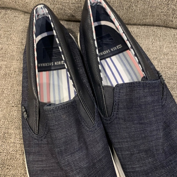 🆕 Ben Sherman Pete Denim Slip-On Sneaker - Picture 4 of 6